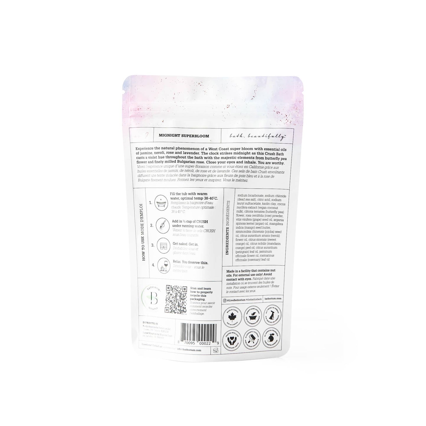 NEW Midnight Superbloom Crush Bath Soak 600g