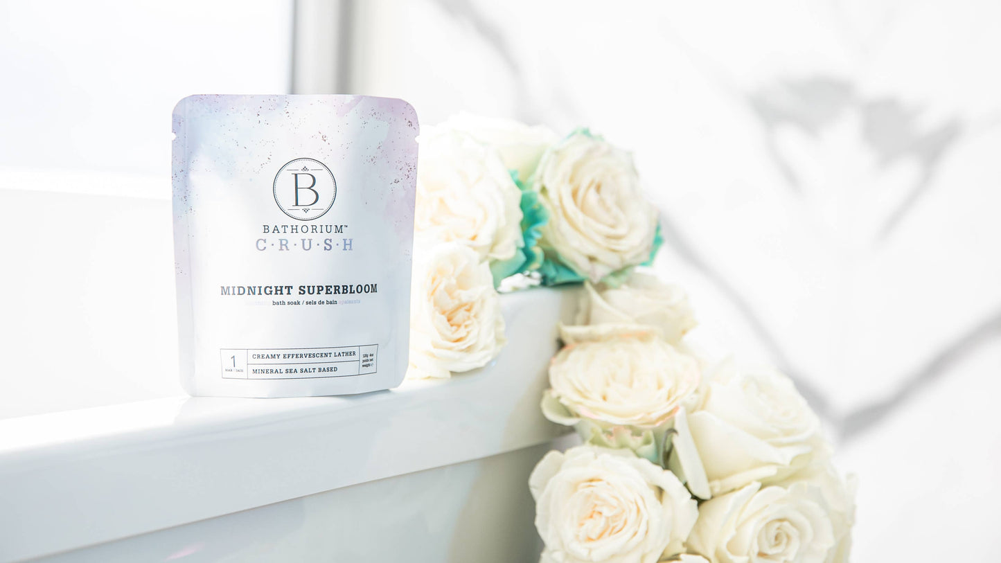 NEW Midnight Superbloom Crush Bath Soak 600g
