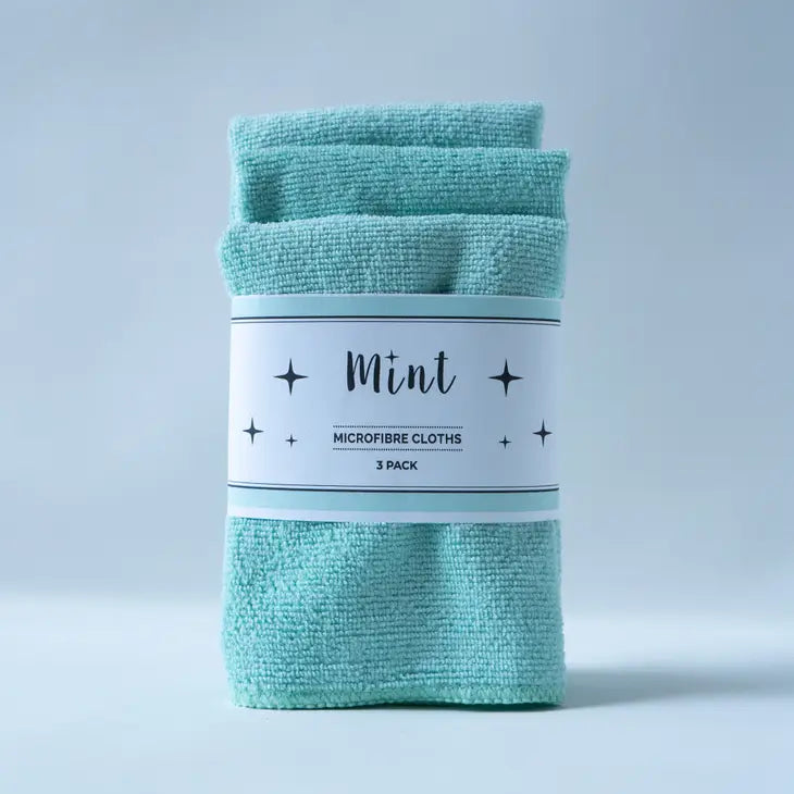 Mint Microfibre Cloths