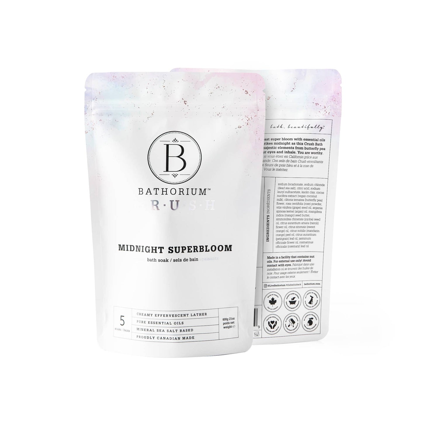 NEW Midnight Superbloom Crush Bath Soak 600g