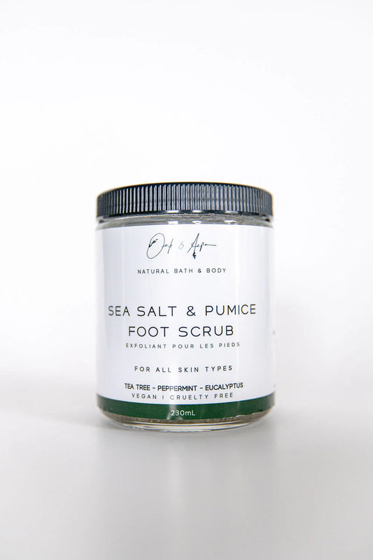 Oak & Aspen Sea Salt & Pumice Foot Scrub