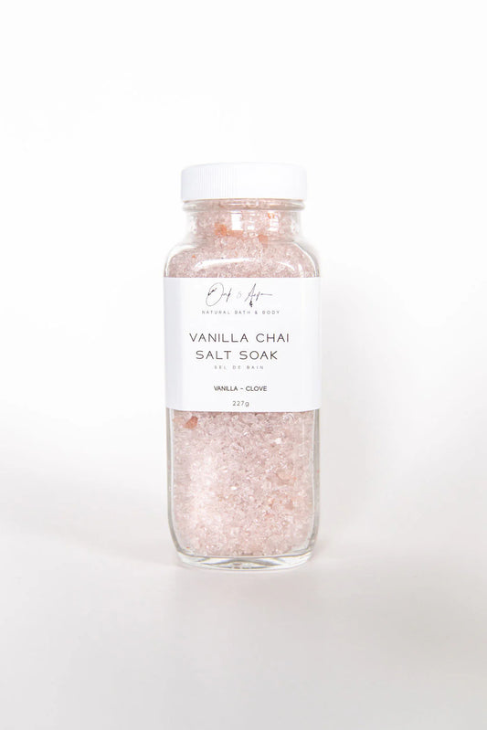 Oak & Aspen Vanilla Chai Salt Soak